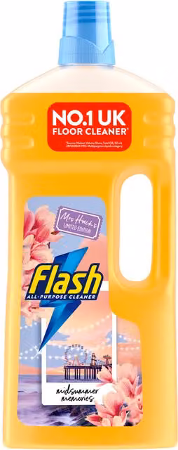 Flash Mrs Hinch Multi Purpose Liquid Cleaner Midsummer Memories Yellow
