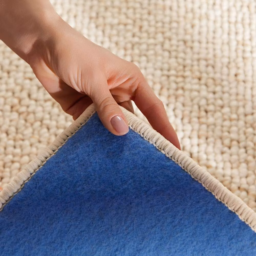 THE RUGS Wolly Hand Tufted Wool Look Rug in Beige, W: 140 cm, L: 200 cm – 3