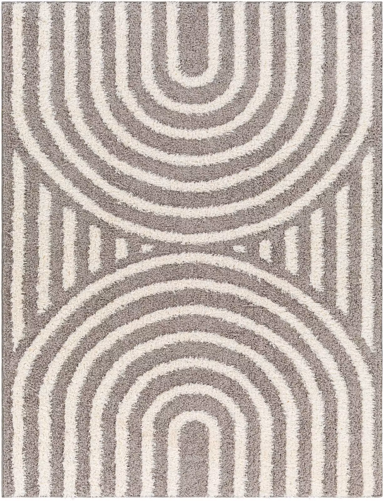 Livabliss Rodos Modern Soft Plush Pile Rug in Charcoal, W: 160 cm, L: 215 cm – 2