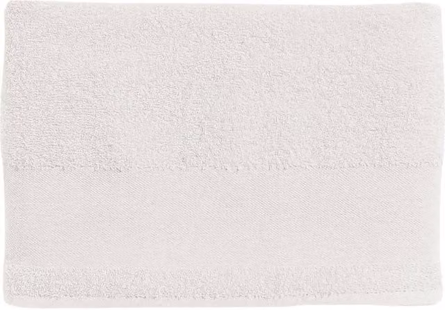 SOL'S Bayside 70 White Cotton Terrycloth Bath Towel with Hanging Loop