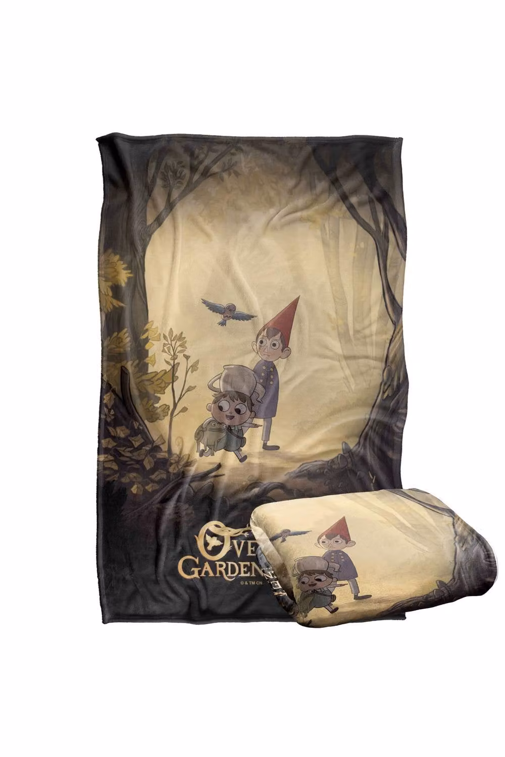 LOGOVISION Over The Garden Wall Poster Super Soft Fleece Throw Blanket, Multicolour, W: 91 cm, D: 147 cm – 6