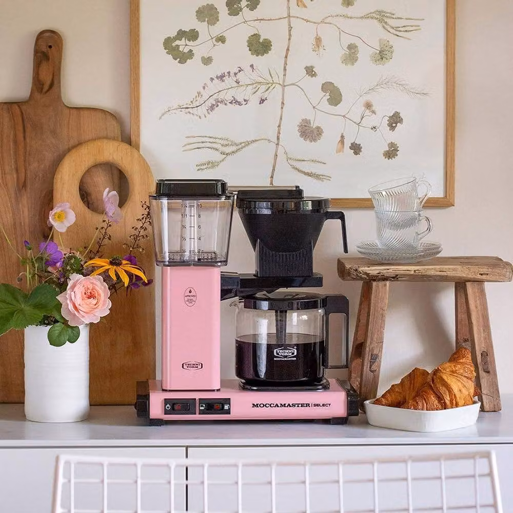 Moccamaster KBG Select Filter Coffee Machine with Glass Jug, Pink, 1.25 l – 2