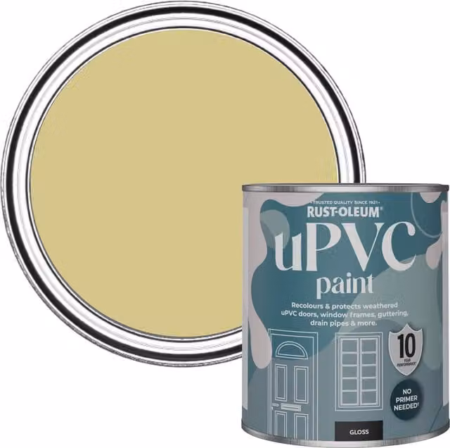 Rust-Oleum UPVC Paint in Gloss Finish, Wasabi Green, 0.75 l
