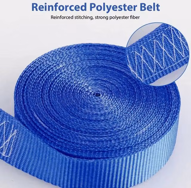 SPETLEK 6-Pack Blue Ratchet Tie Down Straps, 5m Length, 800kg Capacity – 1