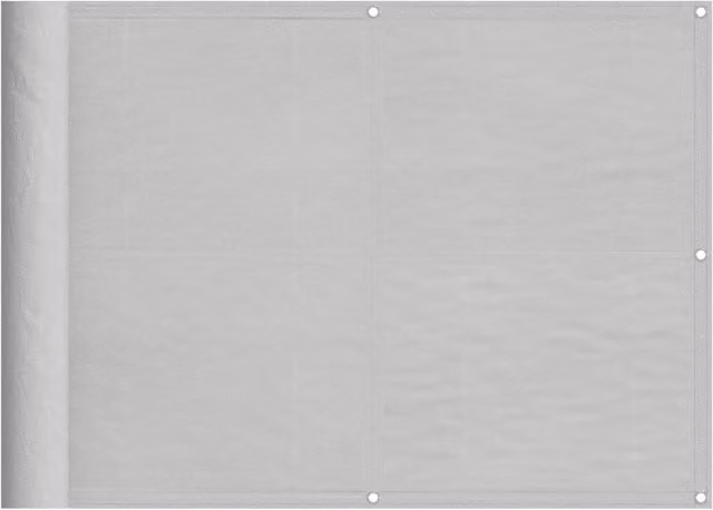 Berkfield Home Balcony Cover, Light Grey, W: 75 cm, L: 500 cm
