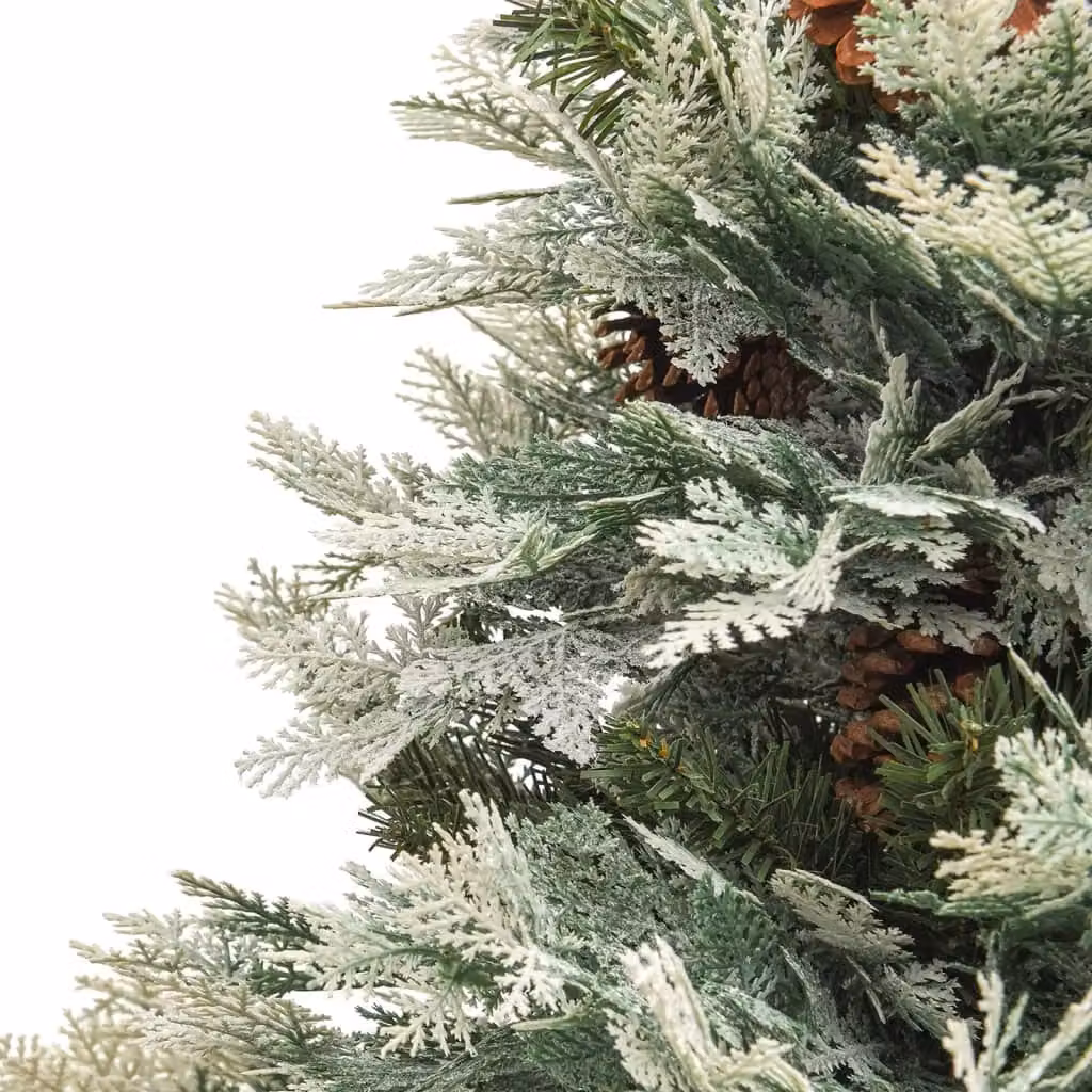 Berkfield Home Pre-lit Green Christmas Tree with Pine Cones, Height: 150 cm – 4