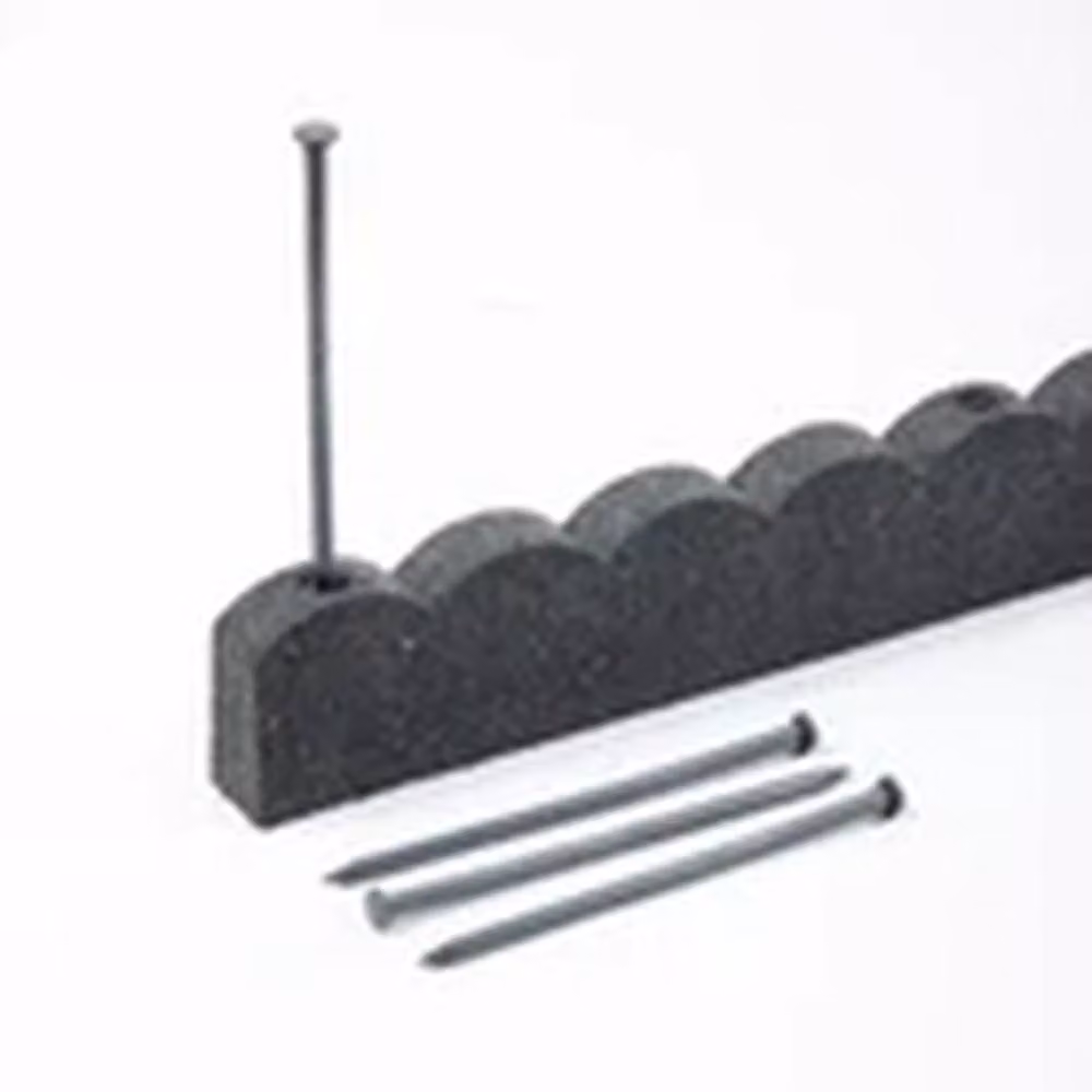 EONLION Grey Flexi Curve Scallop Garden Lawn Border Edging, 1.2m – 2