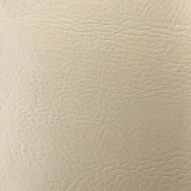 Terrys Vinyl Leatherette Upholstery Fabric in Beige