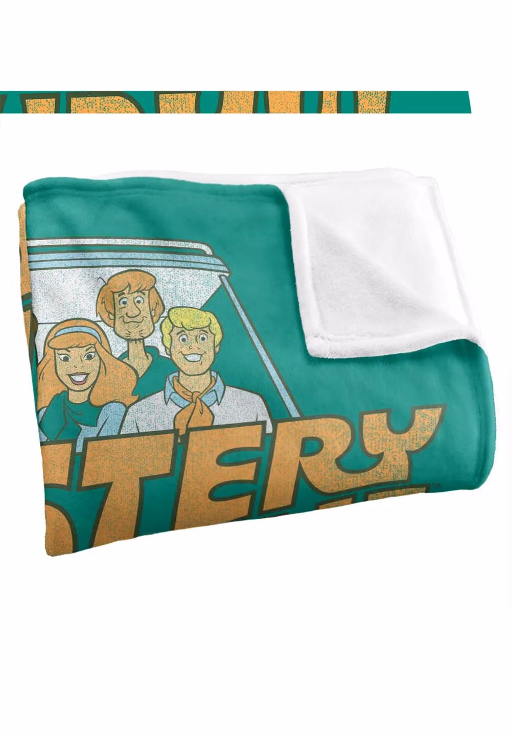 Warner Brothers Scooby Doo Silky Touch Super Soft Fluffy Throw Blanket, White and Multicolour, W: 152 cm, D: 127 cm – 3