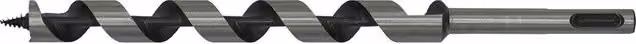 Loops SDS Plus Auger Wood Drill Bit, Silver and Multicolour, Diameter: 16 mm, Length: 235 mm