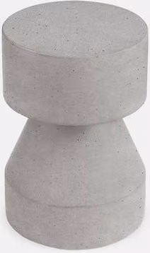 Netlighting Row Outdoor LED Pedestal Light in Grey Concrete with 2585lm and 3000K Warm White Output – 2