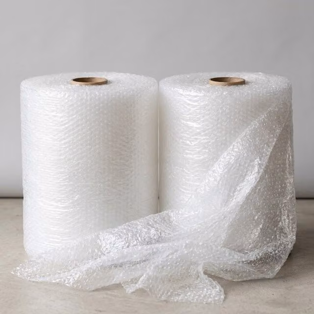 Storm Trading Group 2 Pack Transparent Small Bubble Wrap, W: 50 cm, L: 100 m