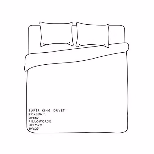Sleepdown Geo Jacquard Fleece Thermal Duvet Cover and Pillowcase Set in Charcoal Grey and White, W: 220 cm, D: 260 cm – 5