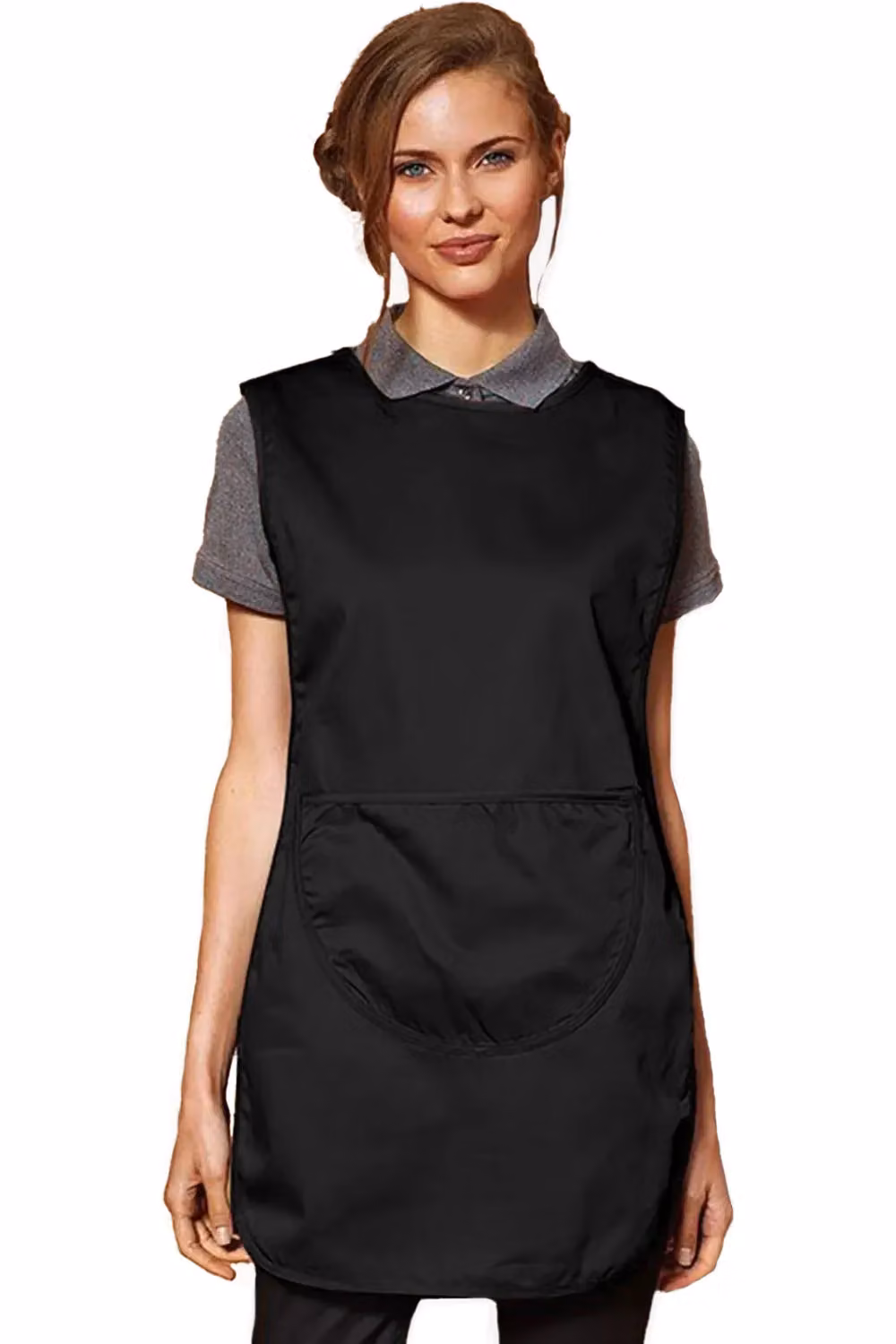 Premier Women's Pocket Tabard Workwear Pack of 2 in Black, Size: XXL – 2