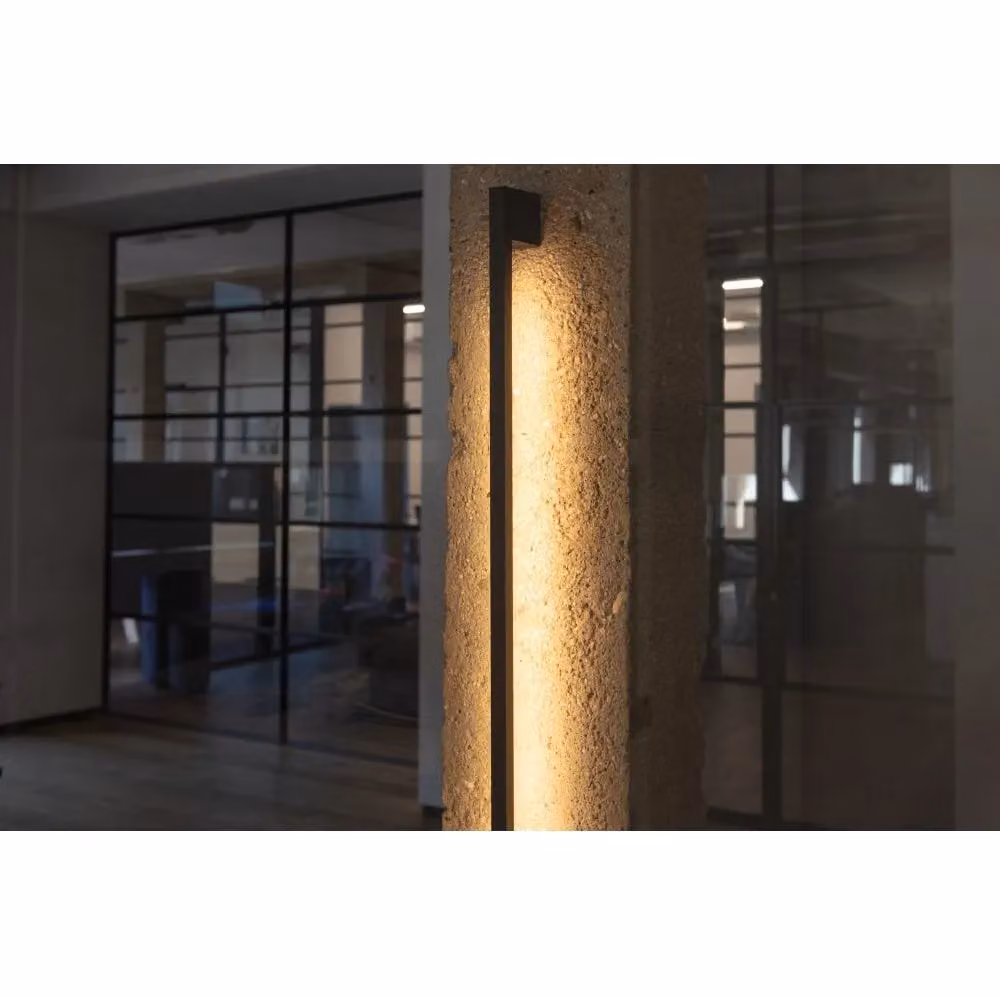 Kanlux Yalte 38897 IP54 11W LED Linear Wall Light, Black, 120 cm – 4