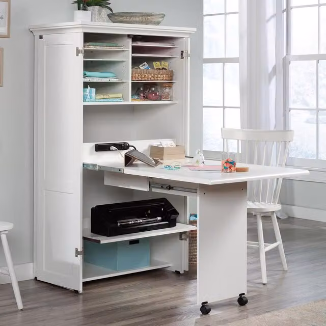 Teknik White Matt Freestanding Internal Shelves with Hinged Doors Only