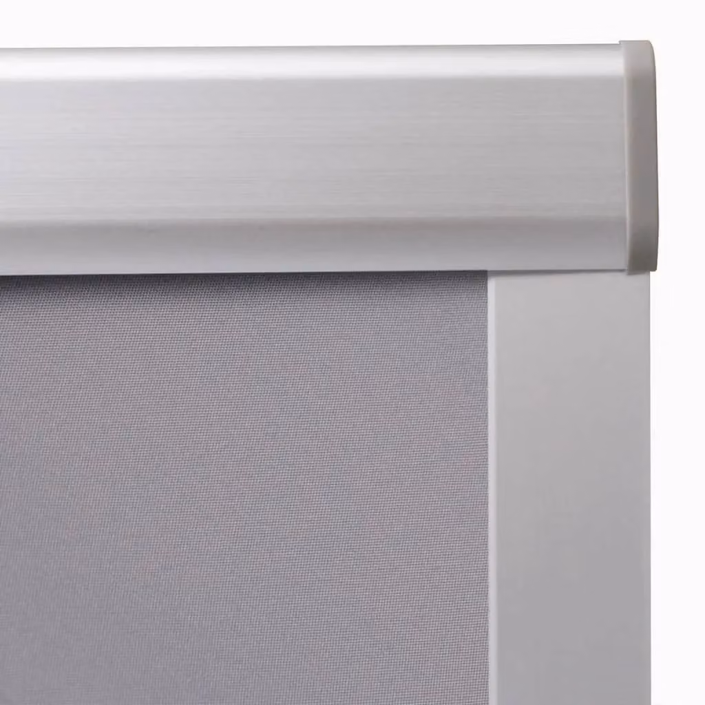 Berkfield Home Grey Thermal Insulating Blackout Roller Blinds – 2