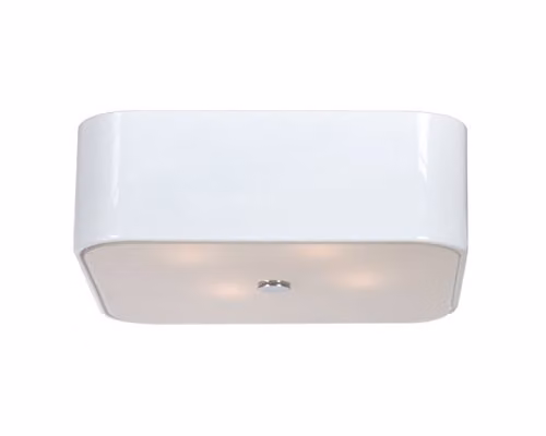 Netlighting Quadro Cylindrical LED Ceiling Light in White