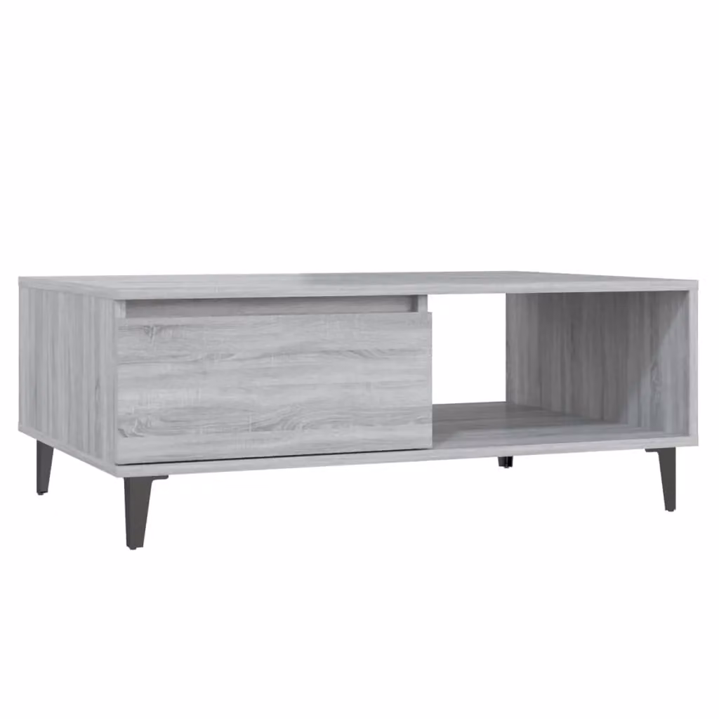 Berkfield Home Grey Sonoma Coffee Table W: 90 cm, D: 60 cm, H: 35 cm – 2