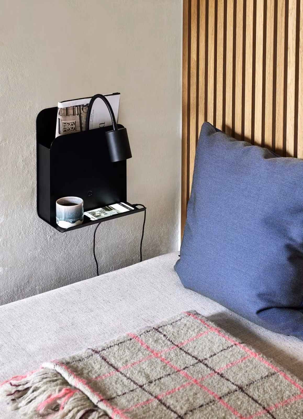 Nordlux Roomi Adjustable Wall Light in Black Metal for Bedroom or Hallway, GU10 Mains Powered – 3