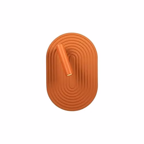 Lucide Carmino LED Wall Light in Terracotta with Warm White 2700K Light – 1