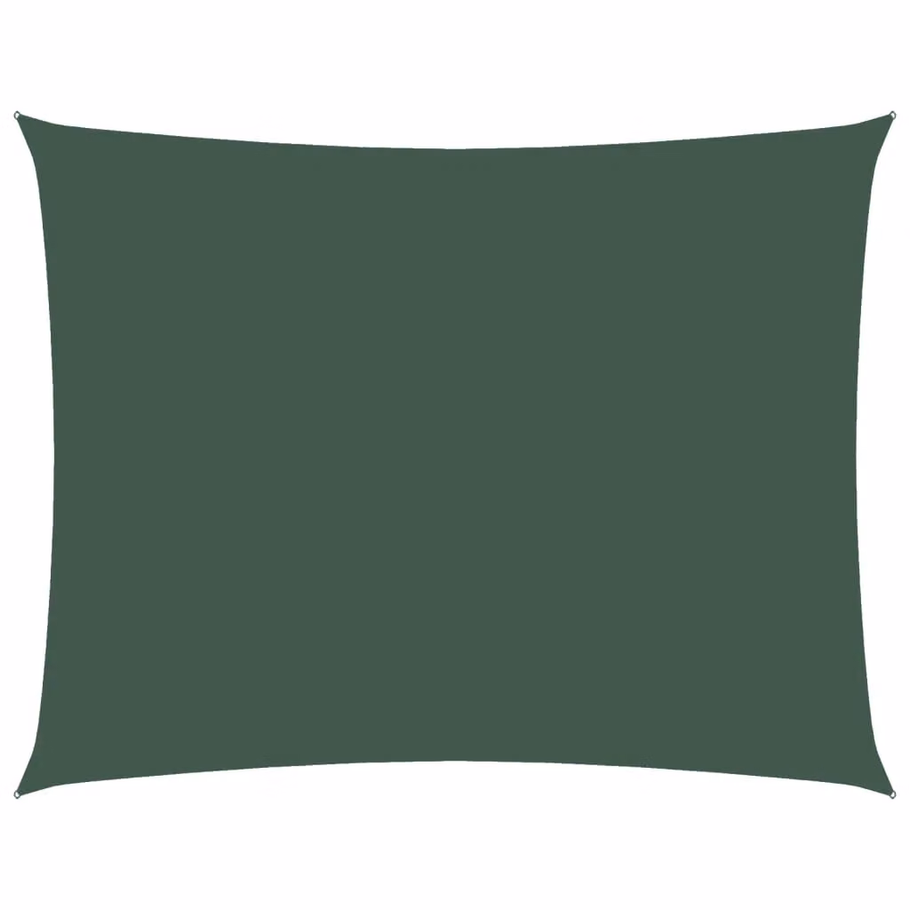 Berkfield Home Rectangular Oxford Fabric Sunshade Sail in Dark Green, 2.5 x 3.5 m – 1