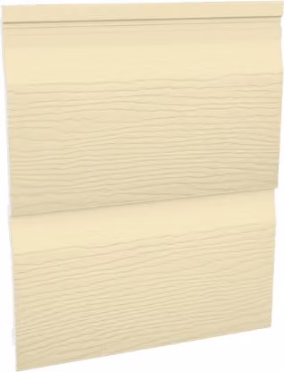 Freefoam Embossed Double Shiplap Cladding Board, Sand, Pack of 2, Width: 33.3 cm, Length: 5 m