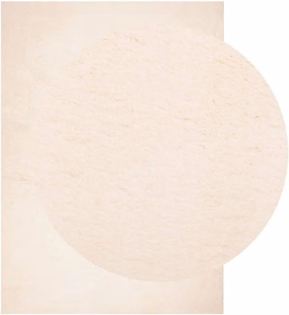 Berkfield Home HUARTE Beige Short Pile Washable Non-Slip Rug, W/D/H: 120 x 170 cm – 1