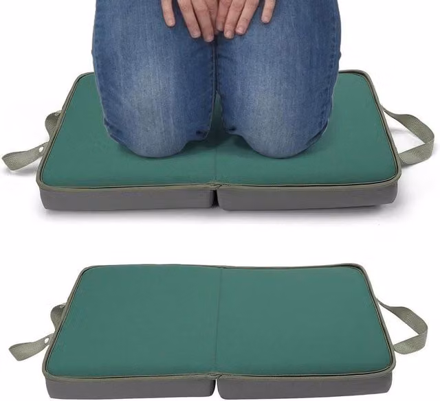 SPETLEK Portable Memory Foam Kneeler Mat Cushion Pad in Green
