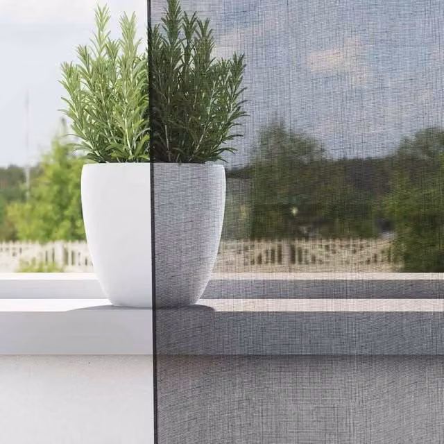 Berkfield Home Black Voile Eyelet Curtains, 2 Pack, W: 140 cm, H: 245 cm – 1