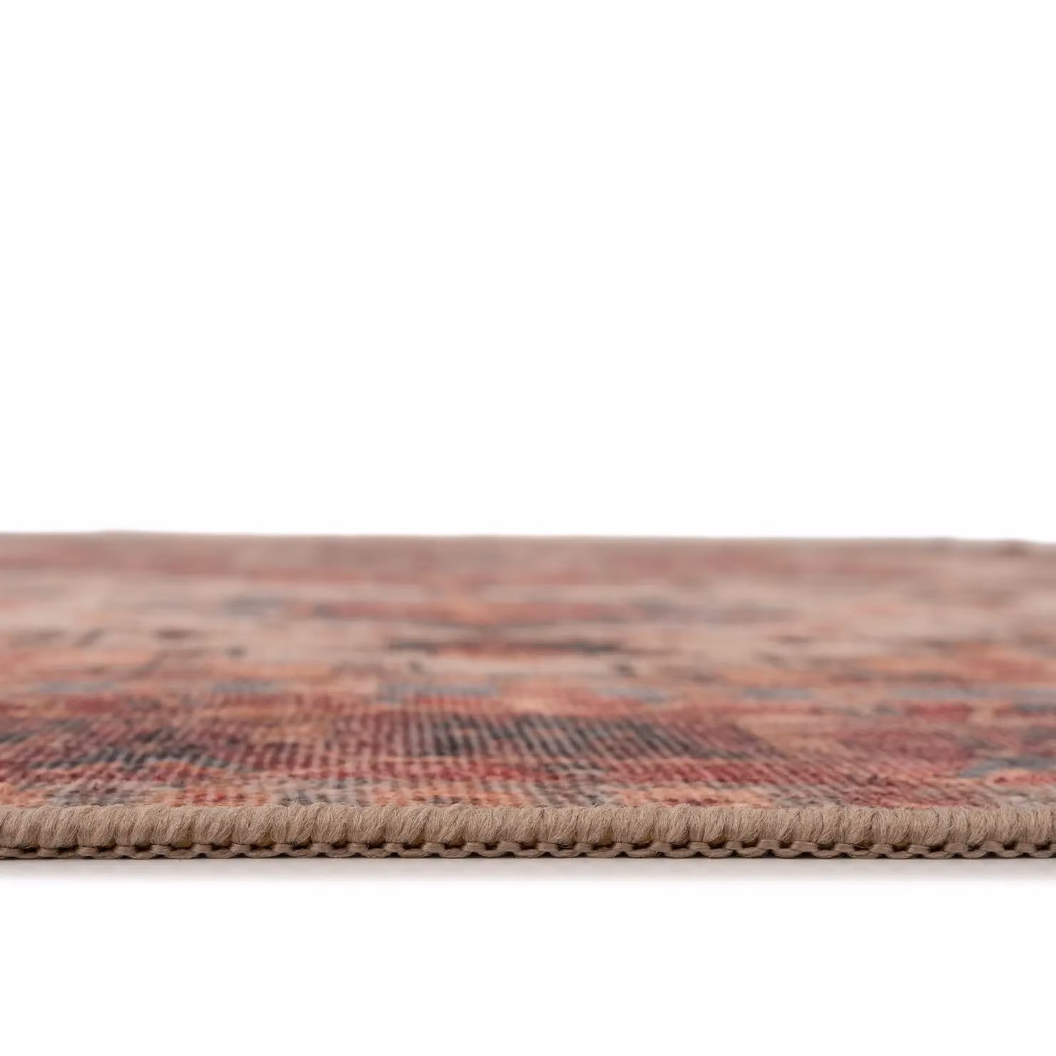 Kukoon Scarlet Distressed Vintage Area Rug in Red, W/D/H: 280 x 380 cm – 4