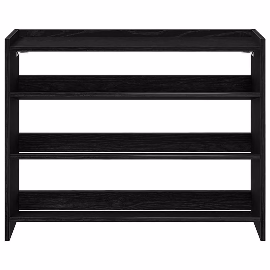Berkfield Home Black Modern Shoe Rack, W/D/H: 80 x 25 x 62 cm – 3