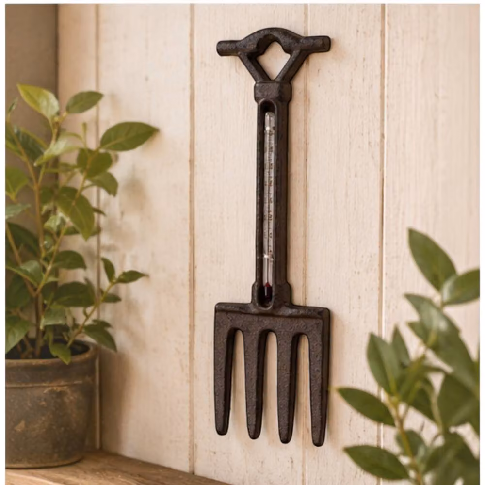 Four Candle Cast Iron Fork Thermometer in Black – 2