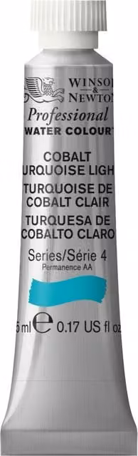 Winsor and Newton Professional Watercolour Paint, Cobalt Turquoise Light, 5ml