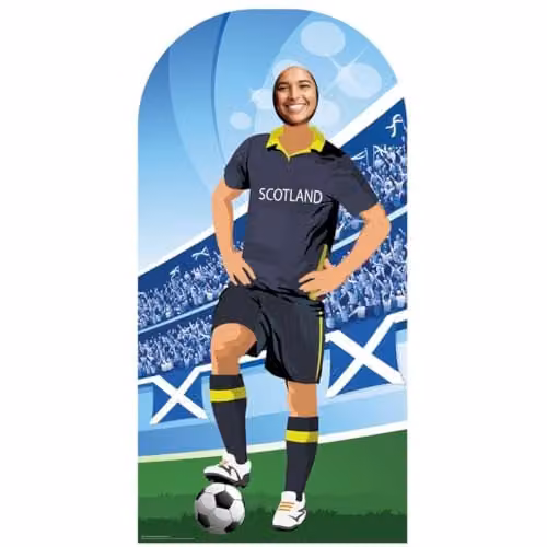 Star Cutouts SC4470 Scotland Football Stand-In Cardboard Cutout Multicolour Photo Prop – 1