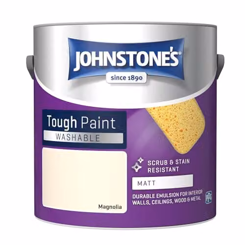 Johnstone's Matt Wall and Ceiling Paint, Beige, 2.5 l