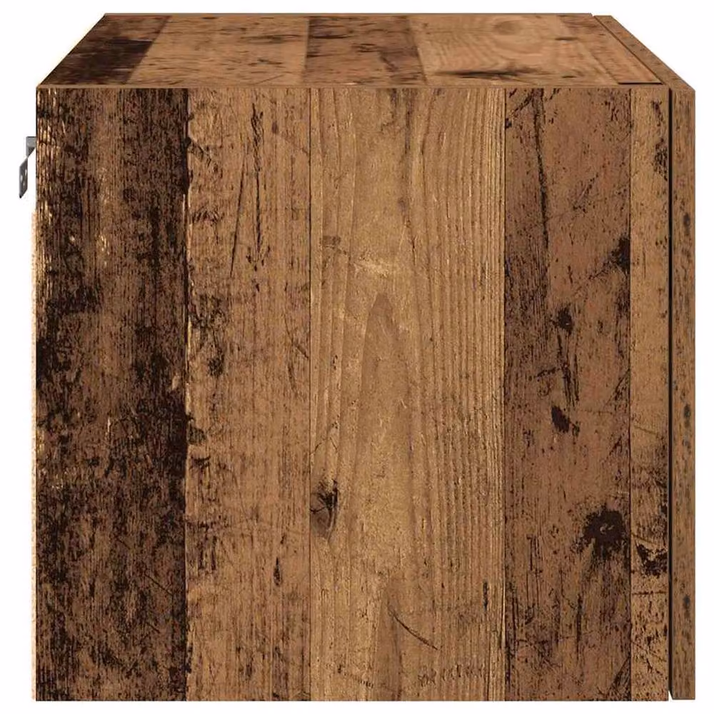 Berkfield Home Wall Cabinet in Old Wood Brown, W/D/H: 70 x 42 x 5 cm – 3