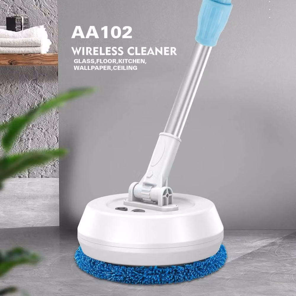 KORVIXA Rechargeable Electric Mop with Extendable Pole in White – 2