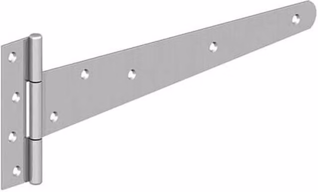 Unifix PRS 121M Medium Tee Hinge BZP in Silver, Box of 5