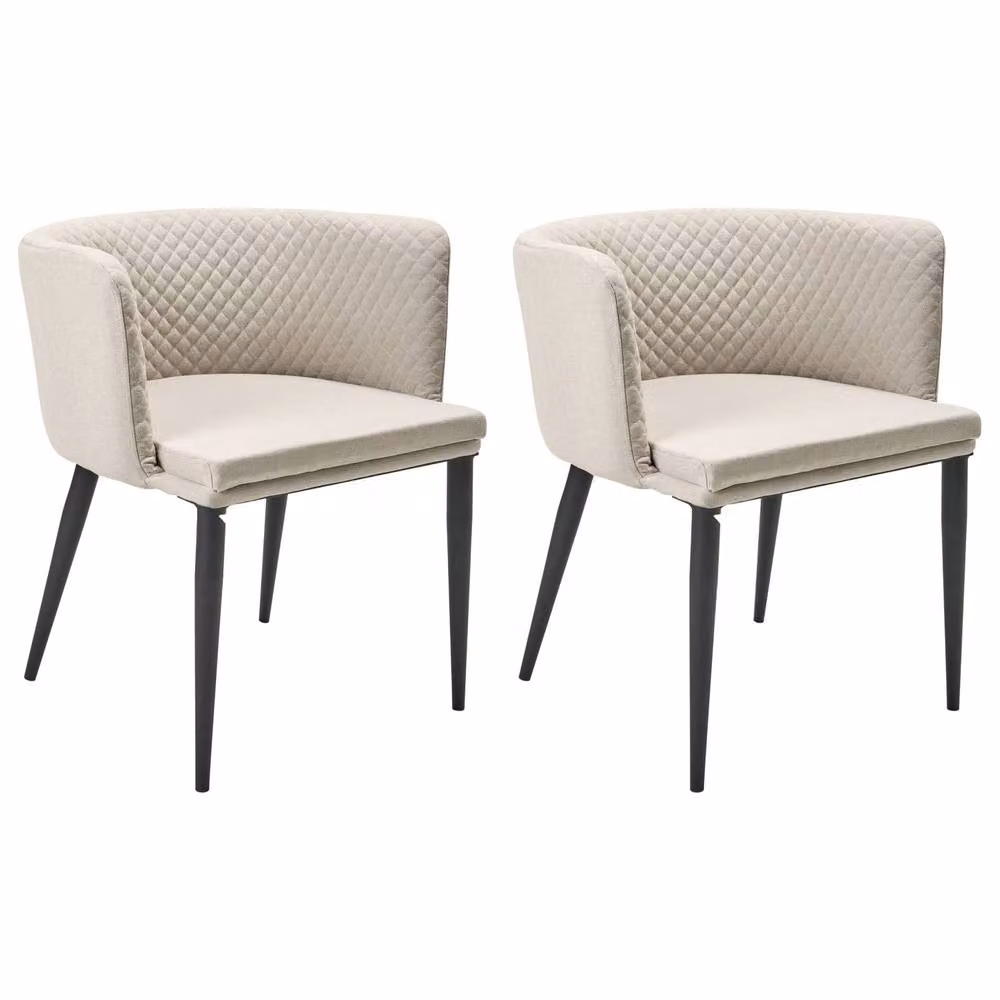 Wyld Haus Outdoor Living Set with 2 Beige Armchairs and Olefin Upholstery – 2