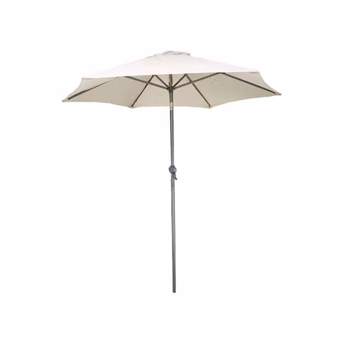 Kingfisher 2m Aluminium Garden Parasol with Tilt Mechanism in Beige