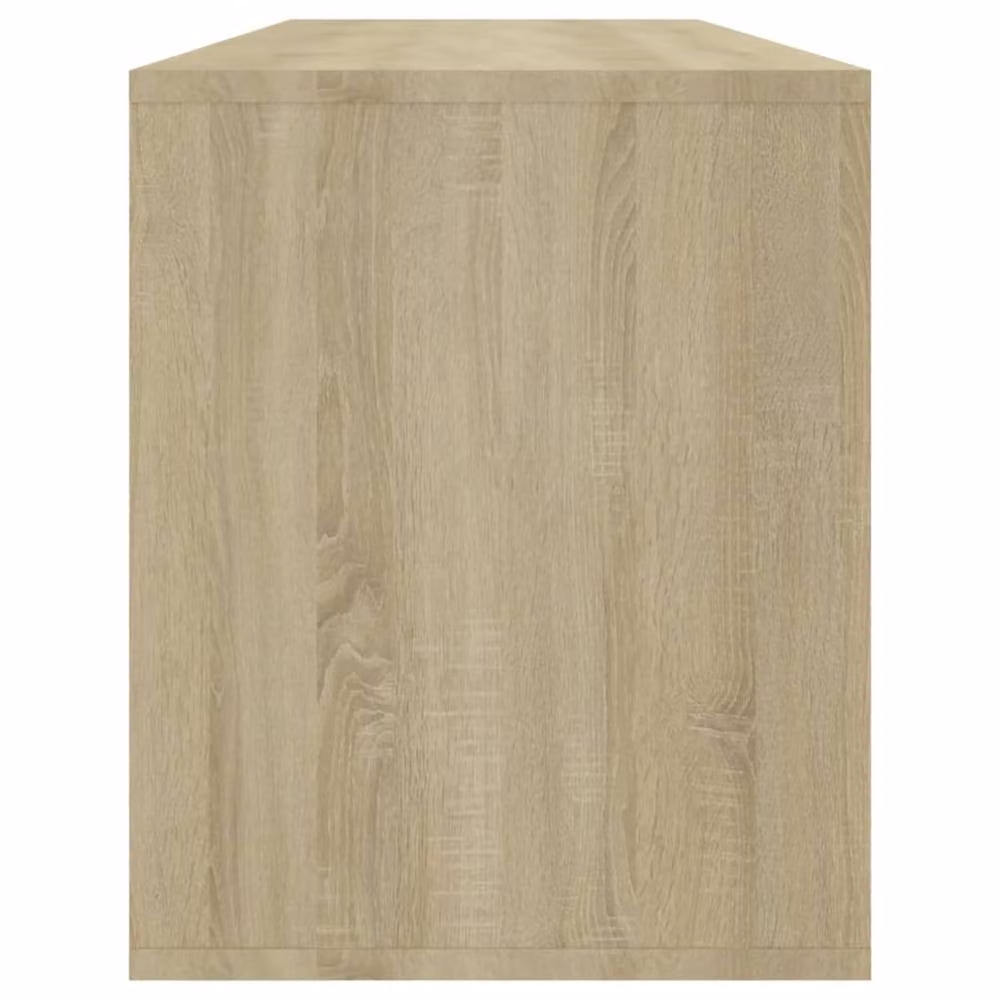 Berkfield Home Sonoma Oak TV Cabinet in Beige, W/D/H: 130 x 35 x 50 cm – 4