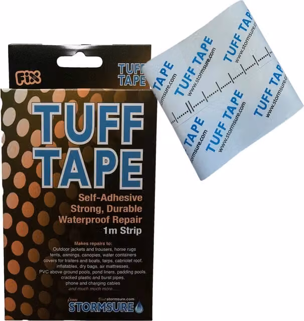 Stormsure Double-Sided Waterproof Plastic Repair Tape, Transparent, 16 x 7.5 x 1 cm