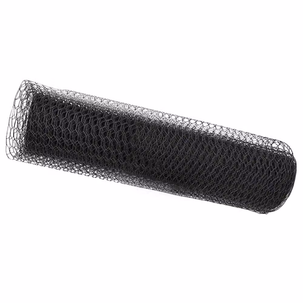 Berkfield Home Grey PVC-Coated Steel Hexagon Fence, 0.8 x 50 m – 2