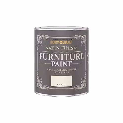 Rust-Oleum Apple Blossom Green Satin Furniture and Skirting Board Paint, 750ml – 2