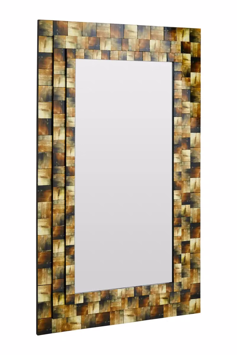 Orsina Horn Multicolour Rectangular Wall Mirror – 2