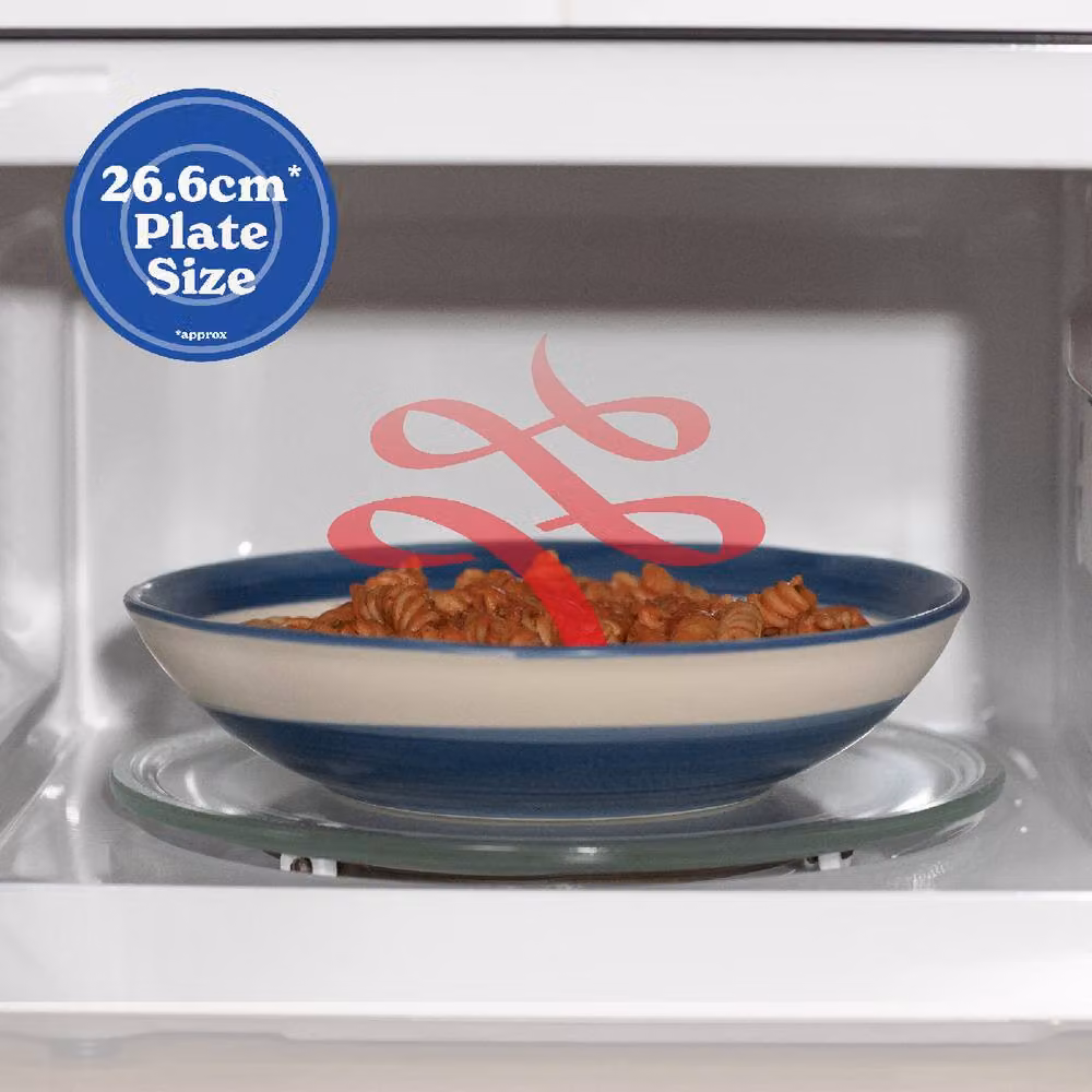 Russell Hobbs Eden 17L Manual Solo Microwave in Green and White, 700W, W: 45.6 cm, D: 32.6 cm, H: 26.4 cm – 4