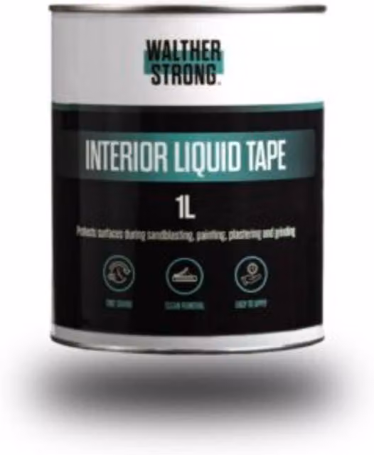 Walther Strong Interior Liquid Tape, White, 2.5 l
