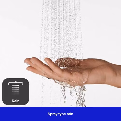 Duravit Universal Rain Shower Head with Anti-Limescale Function, Matt Black – 3