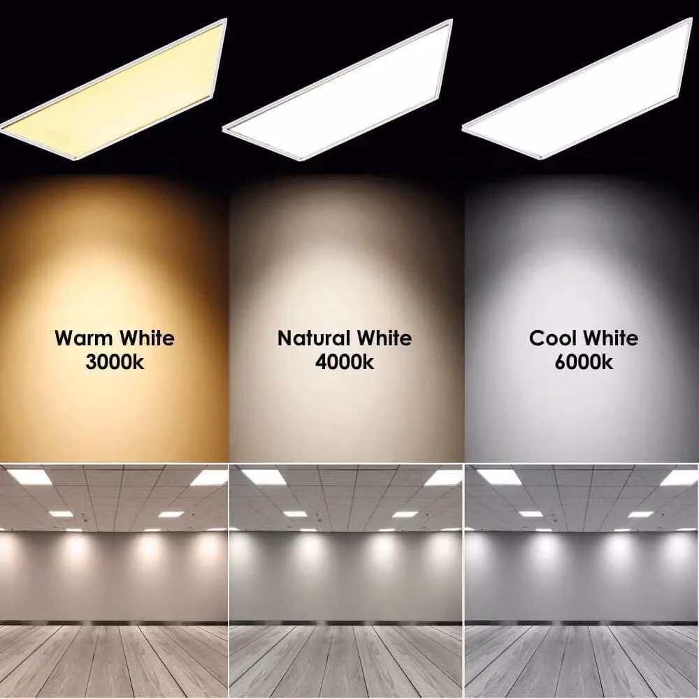 ENER-J 2-Pack White LED Backlit Ceiling Panel Lights, 40W, 3600 Lumens, 6500K Cool White, Diameter: 25 cm, Height: 19 cm – 2